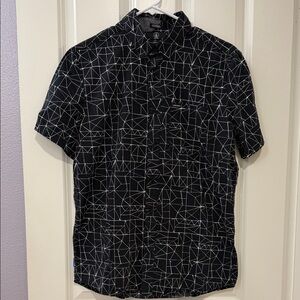 Volcom Black Geometric Pattern Shirt